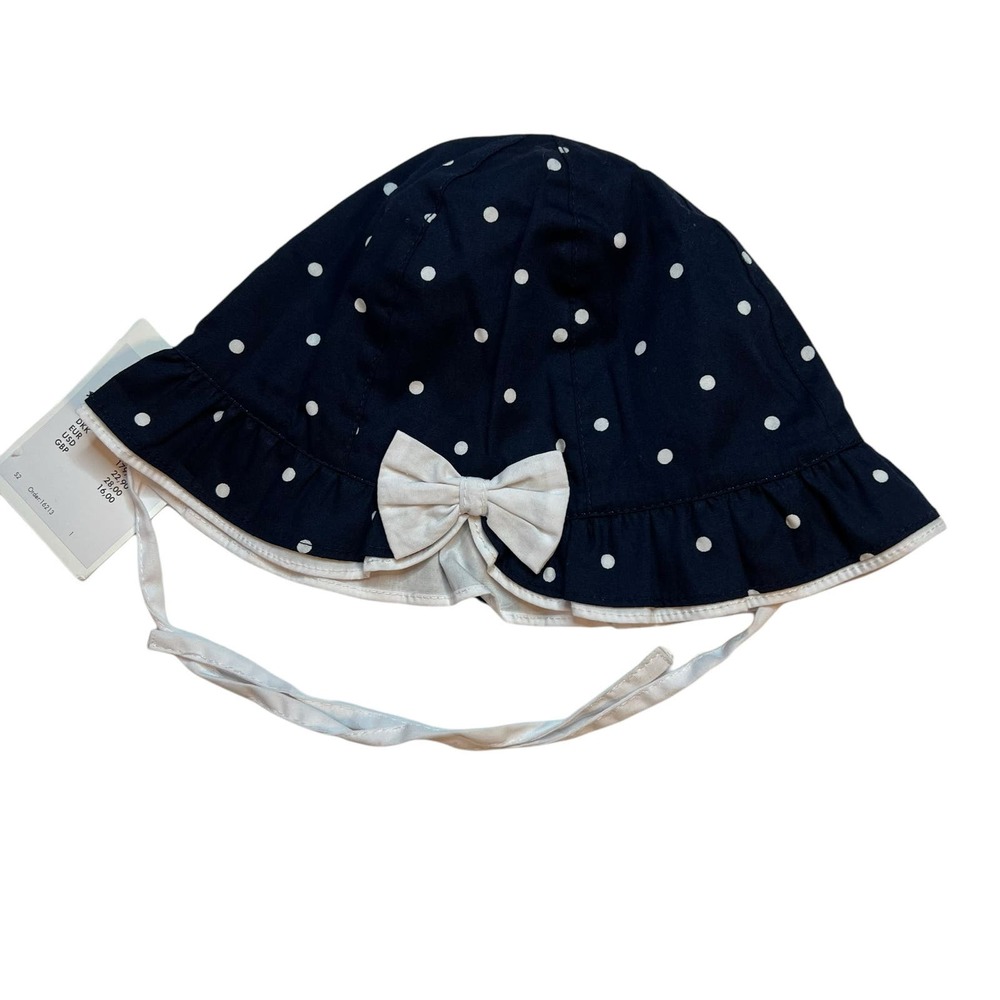 Polarn O Pyret Girls Summer Hat Blue Size 1-2 Year New - Picture 2 of 7